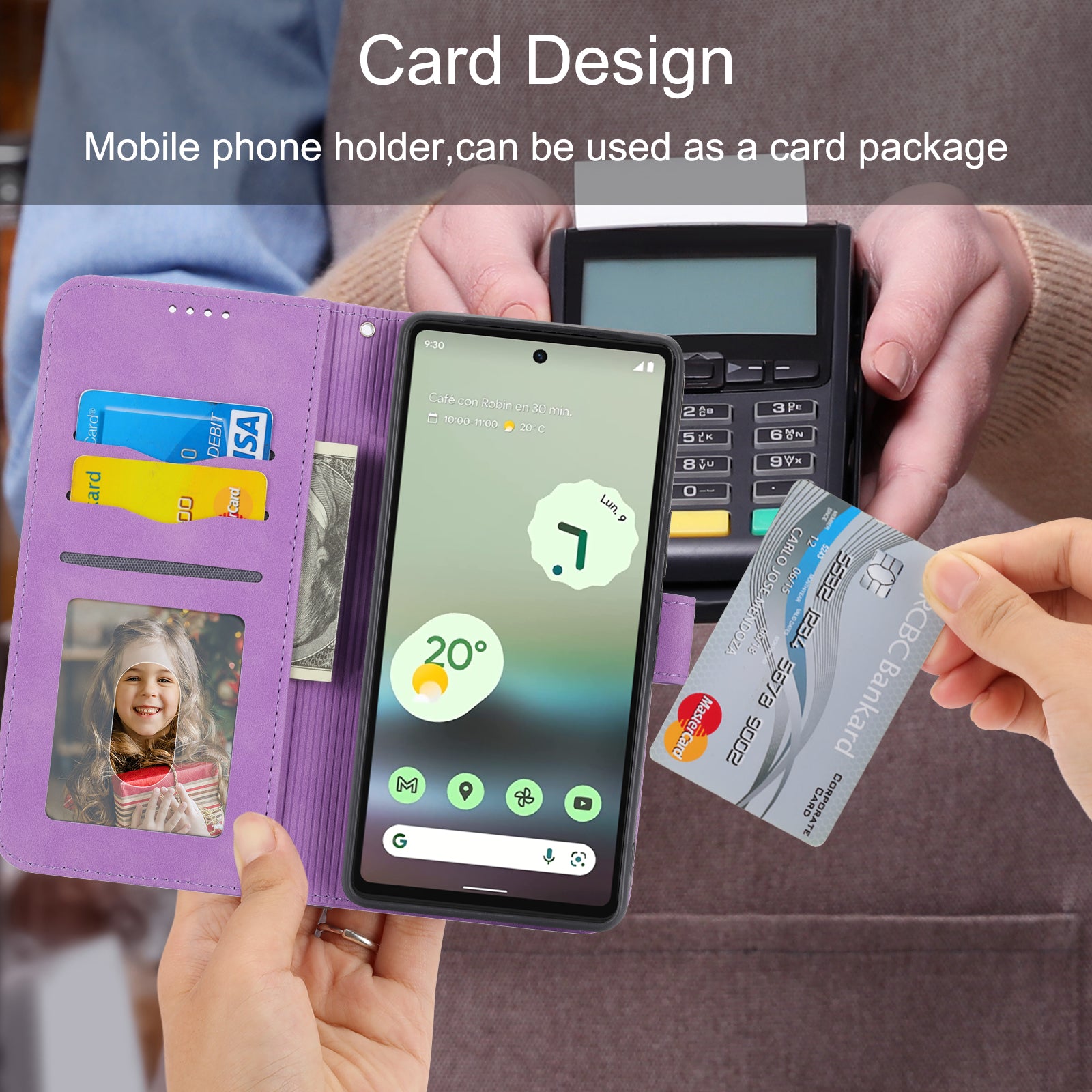 DIERFENG Anti-drop PU Leather Phone Case for Google Pixel 6a DF-03 Lines Imprinted Scratch-resistant Phone Cover Stand Wallet DIERFENG Anti-drop PU Leather Phone Case for Google Pixel 6a DF-03 Lines Imprinted Scratch-resistant Phone Cover Stand Wallet